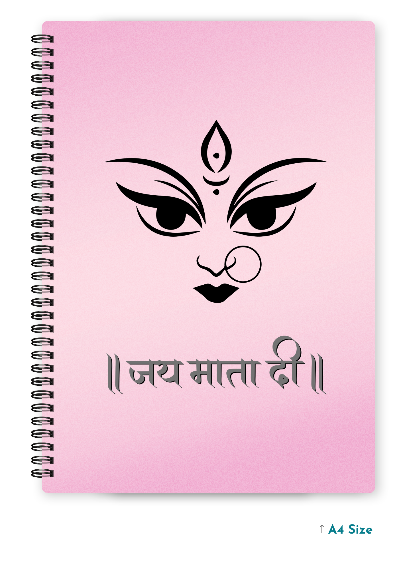 JAI MATA DI cover page - A4 / B5 Size Wiro Notebook