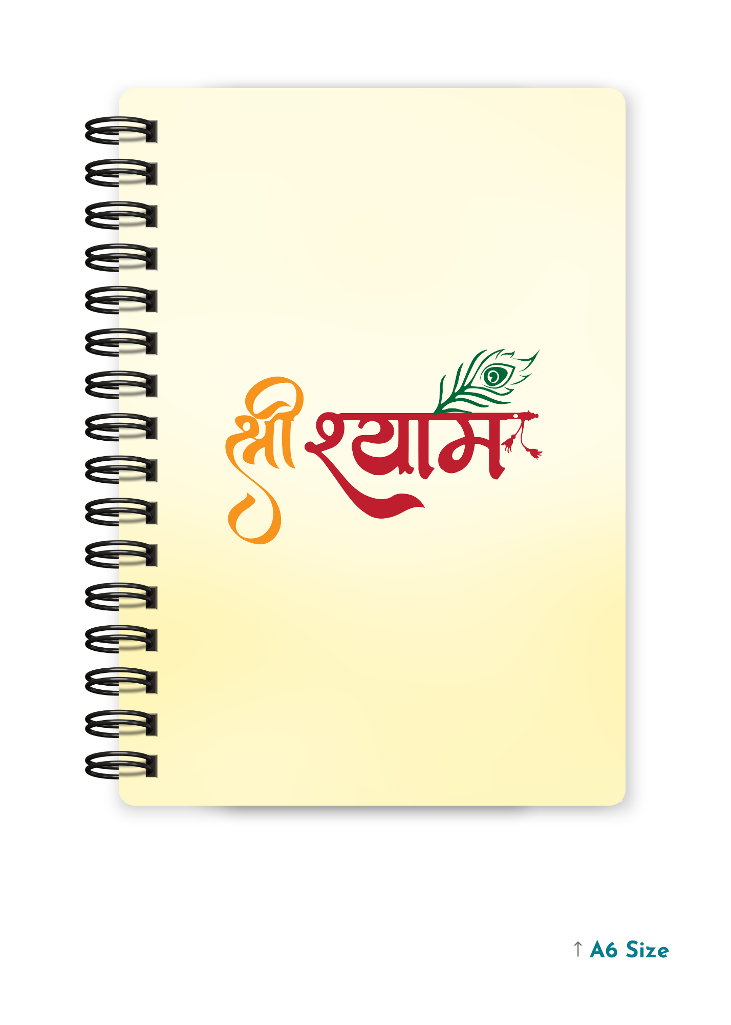 SRI SHYAM cover page - A5 / A6 Size Wiro Notebook
