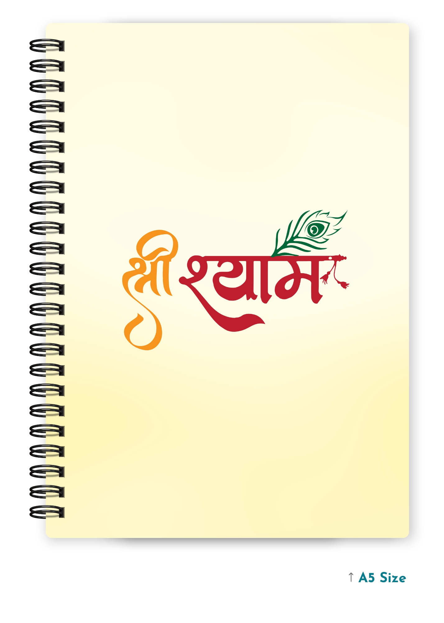 SRI SHYAM cover page - A5 / A6 Size Wiro Notebook