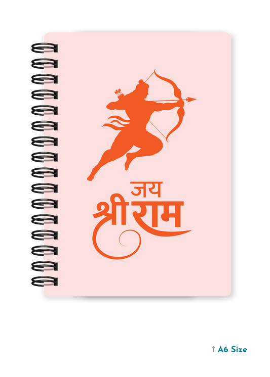 PRABHU SRI RAM (3) cover page - A5 / A6 Size Wiro Notebook