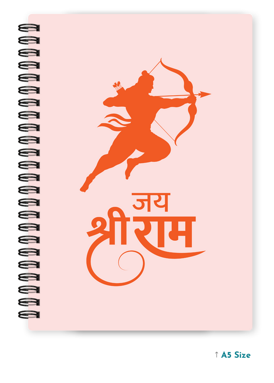 PRABHU SRI RAM (3) cover page - A5 / A6 Size Wiro Notebook