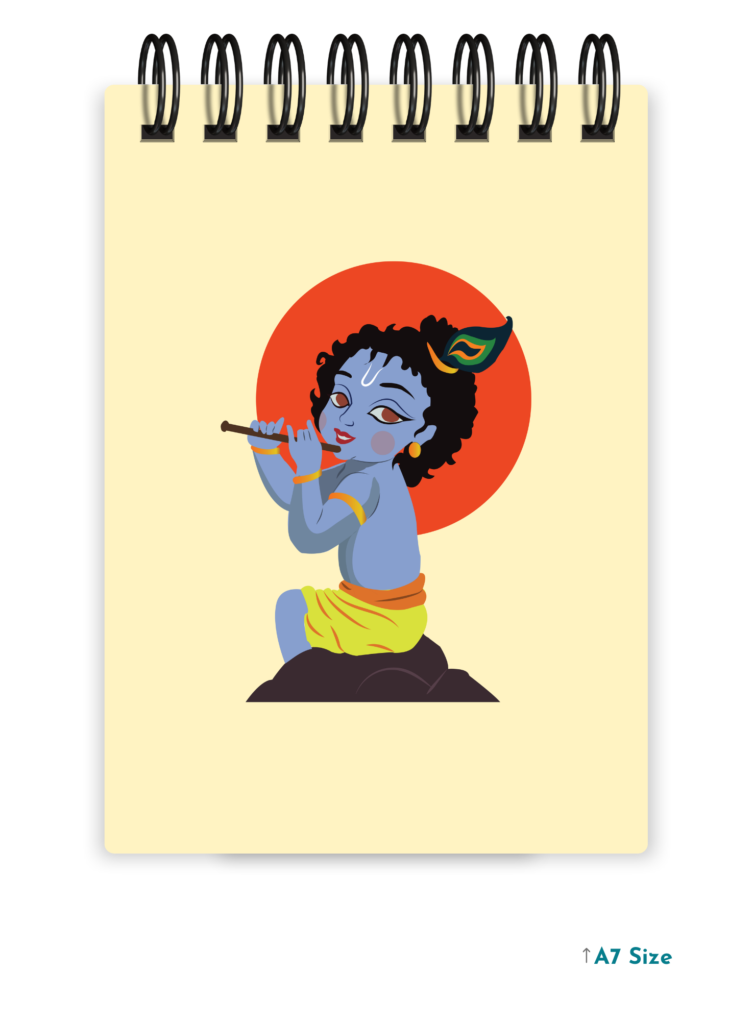 BALKRISHNA JI (2) cover page - A7 Size Pocket Notepad