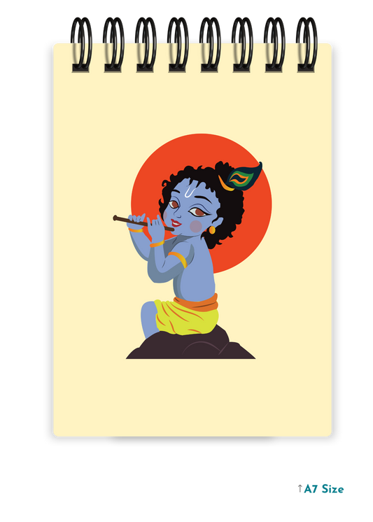 BALKRISHNA JI (2) cover page - A7 Size Pocket Notepad