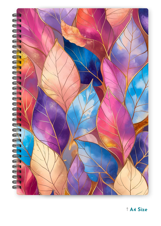 PRISM WEAVE cover page - A4 / B5 Size Wiro Notebook