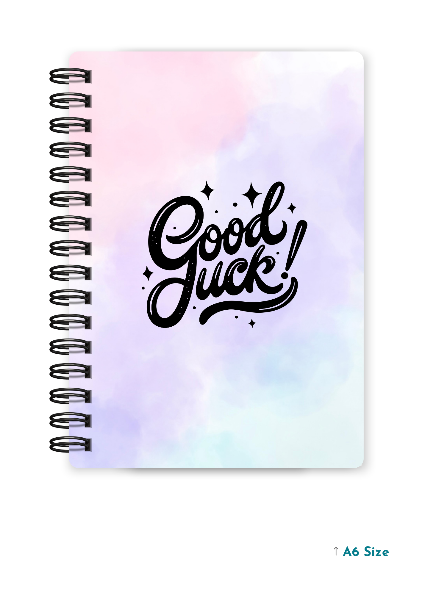 GOOD LUCK (2) cover page - A5 / A6 Size Wiro Notebook