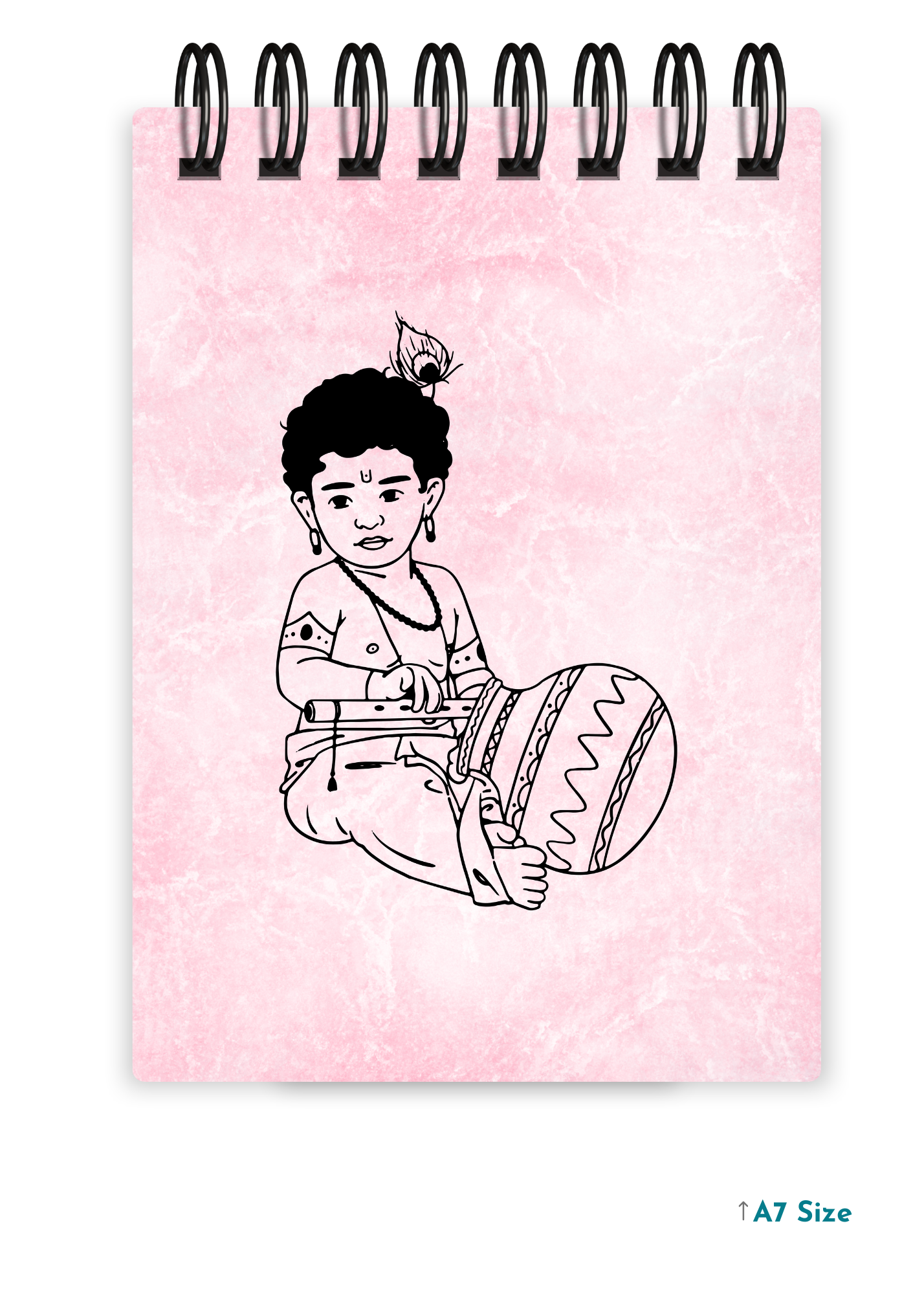 BALKRISHNA JI (3) cover page - A7 Size Pocket Notepad