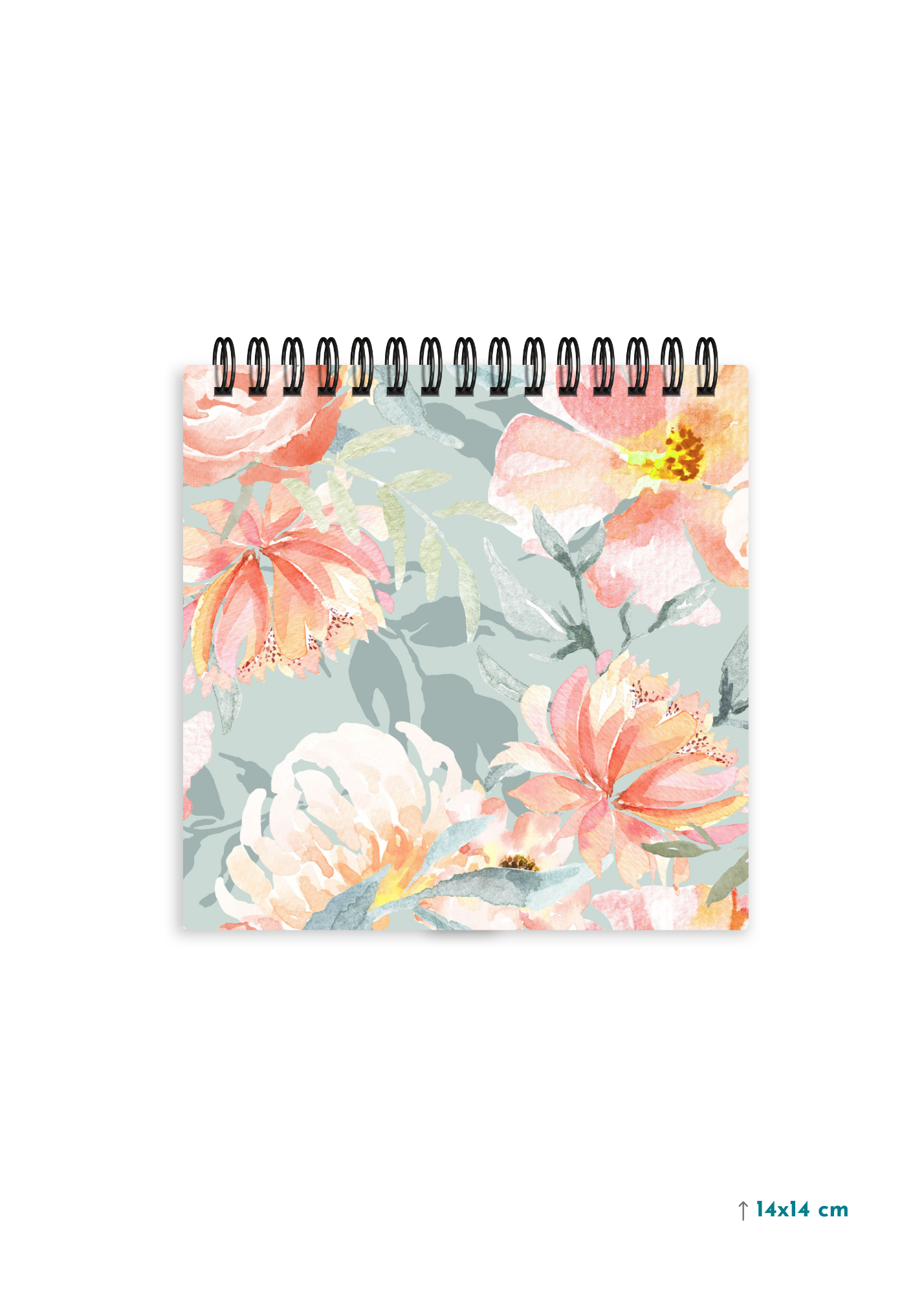 BLOOMING GREY cover page - Square Shape Doodle Pad