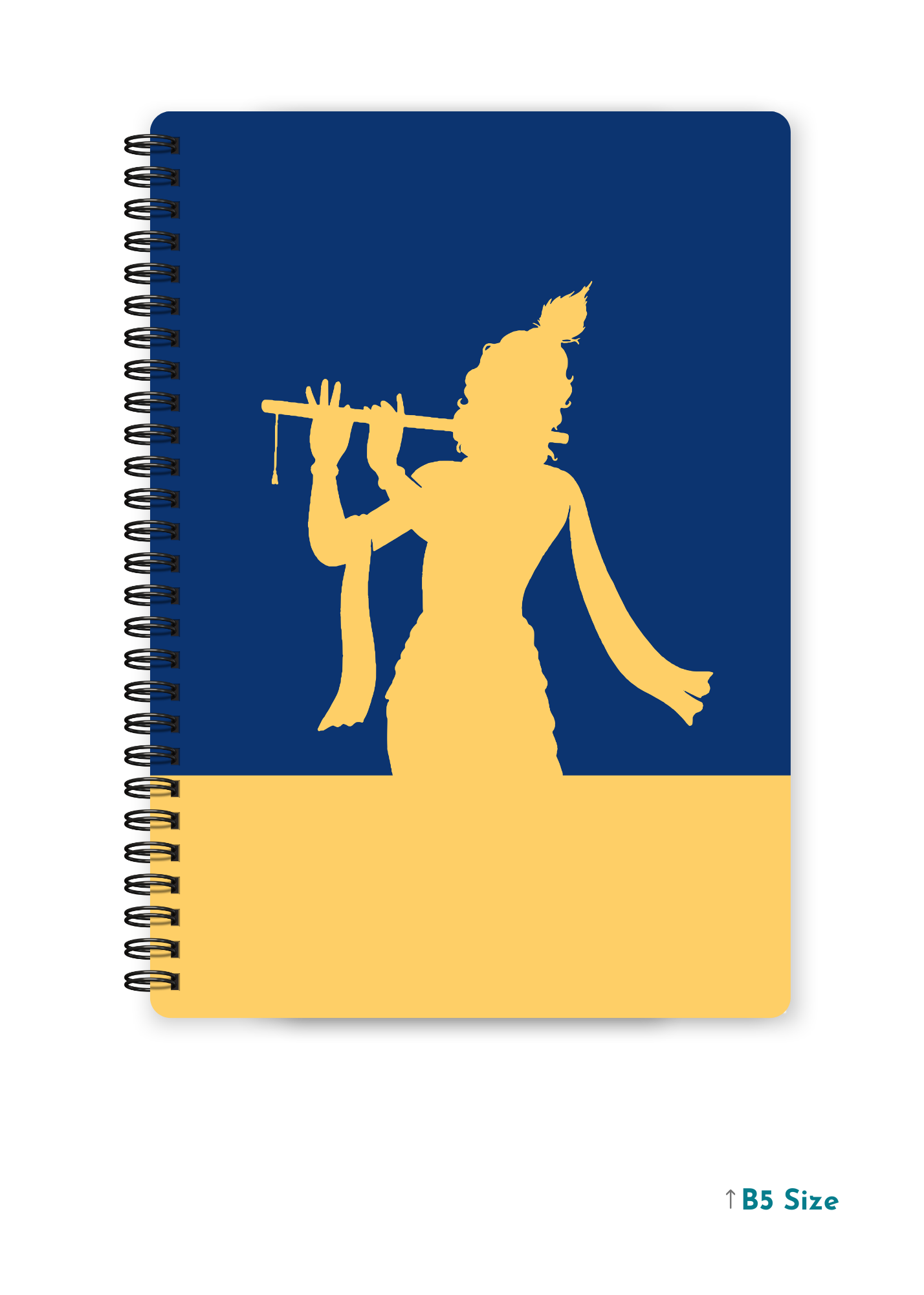 KRISHNA JI (1) cover page - A4 / B5 Size Wiro Notebook