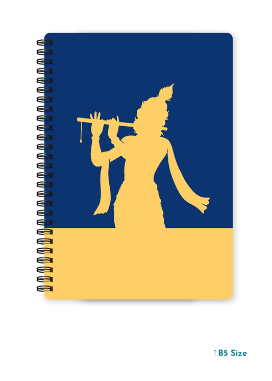 KRISHNA JI (1) cover page - A4 / B5 Size Wiro Notebook
