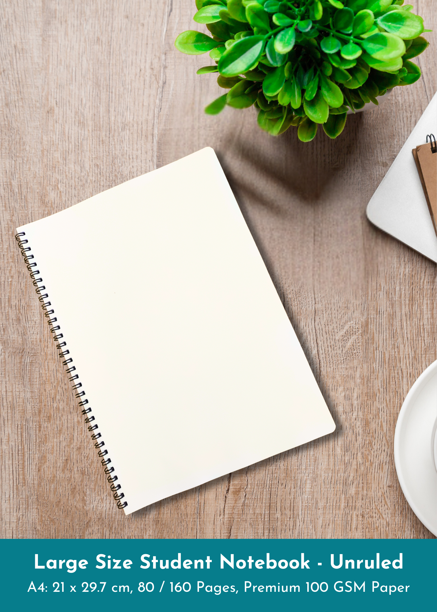 A4 / B5 Size Notebook - Custom Front Cover Design
