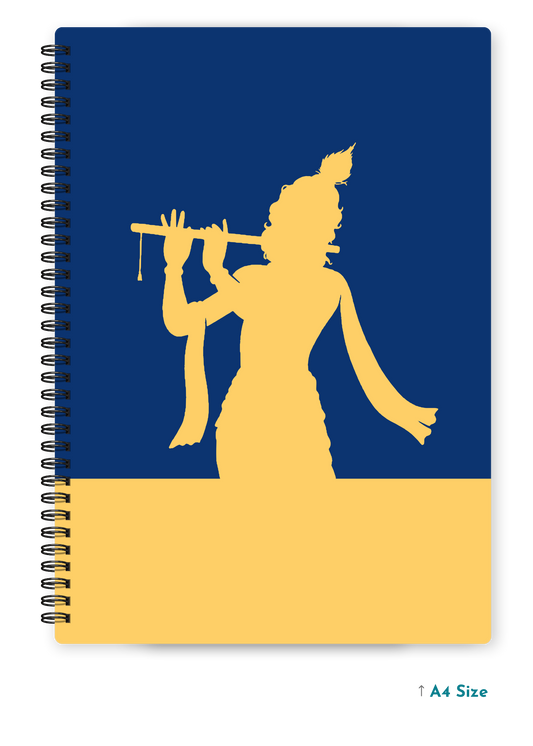 KRISHNA JI (1) cover page - A4 / B5 Size Wiro Notebook