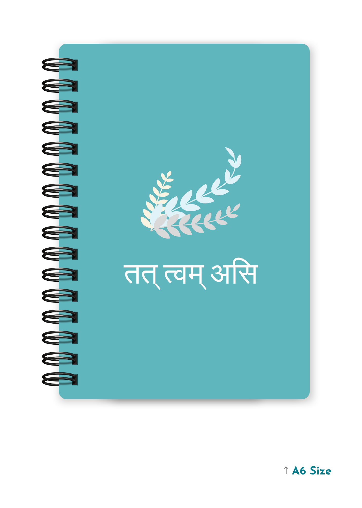 TAT TVAM ASI cover page - A5 / A6 Size Wiro Notebook