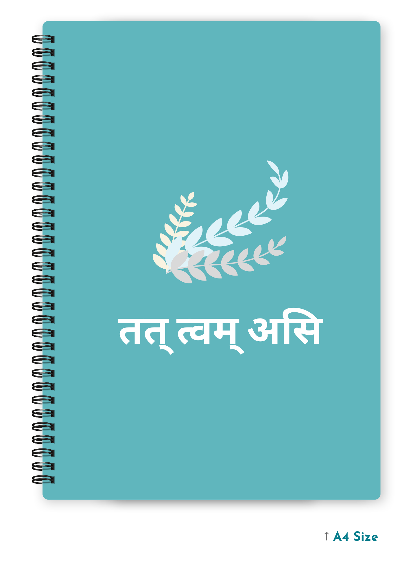 TAT TVAM ASI cover page - A4 / B5 Size Wiro Notebook