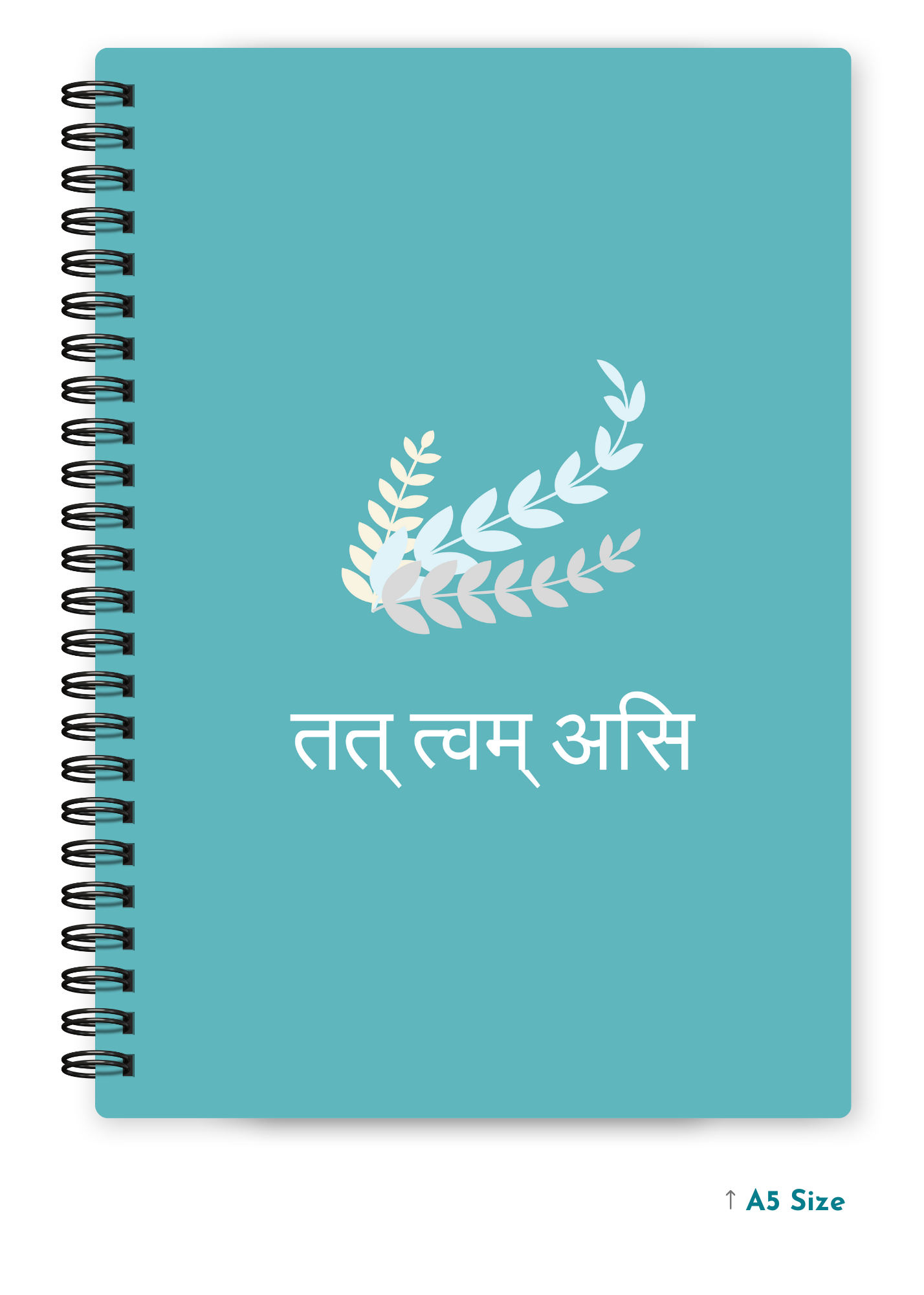 TAT TVAM ASI cover page - A5 / A6 Size Wiro Notebook