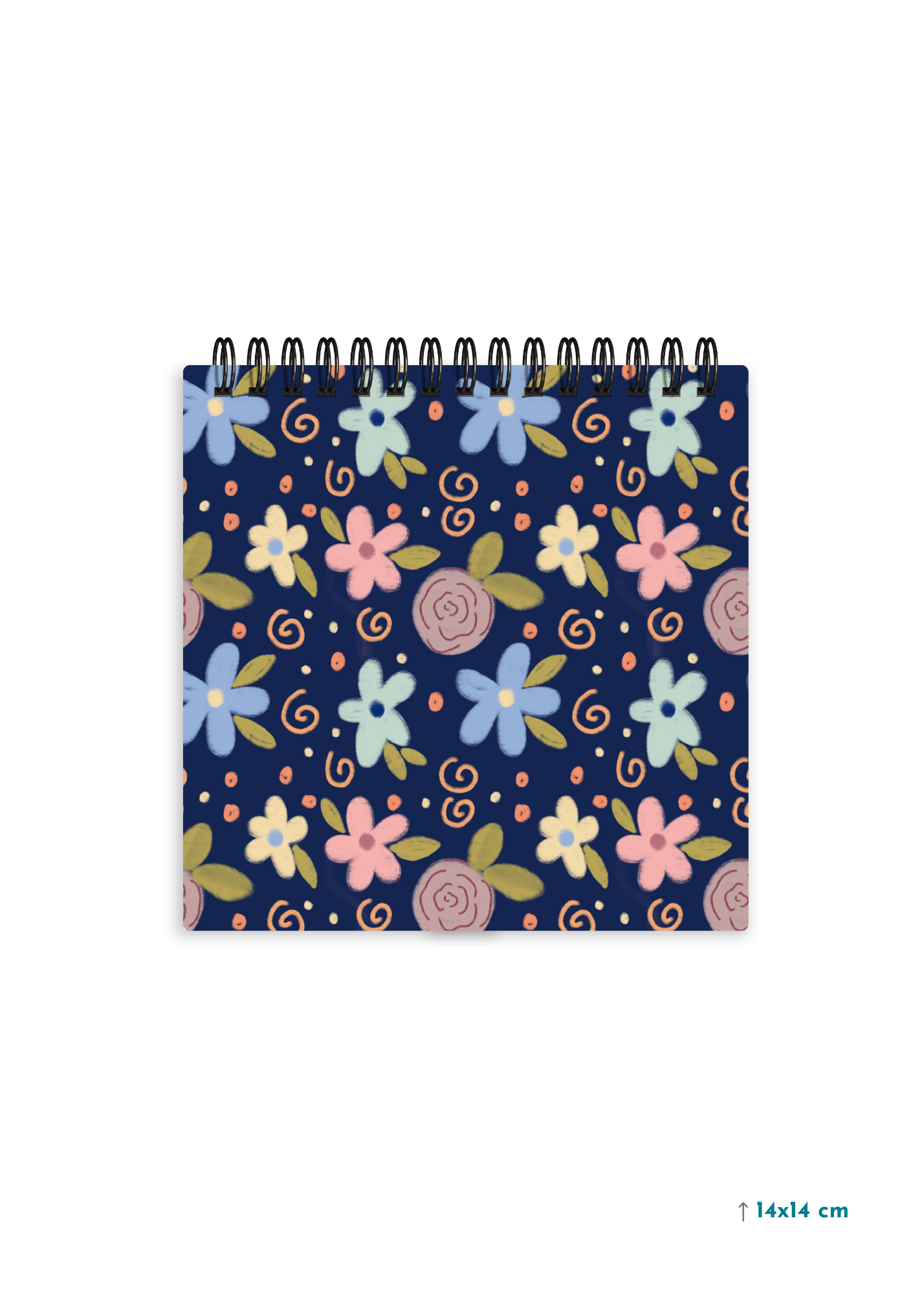 FLOWERS cover page - Square Shape Doodle Pad