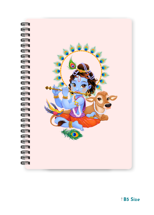 BALKRISHNA JI (1) cover page - A4 / B5 Size Wiro Notebook