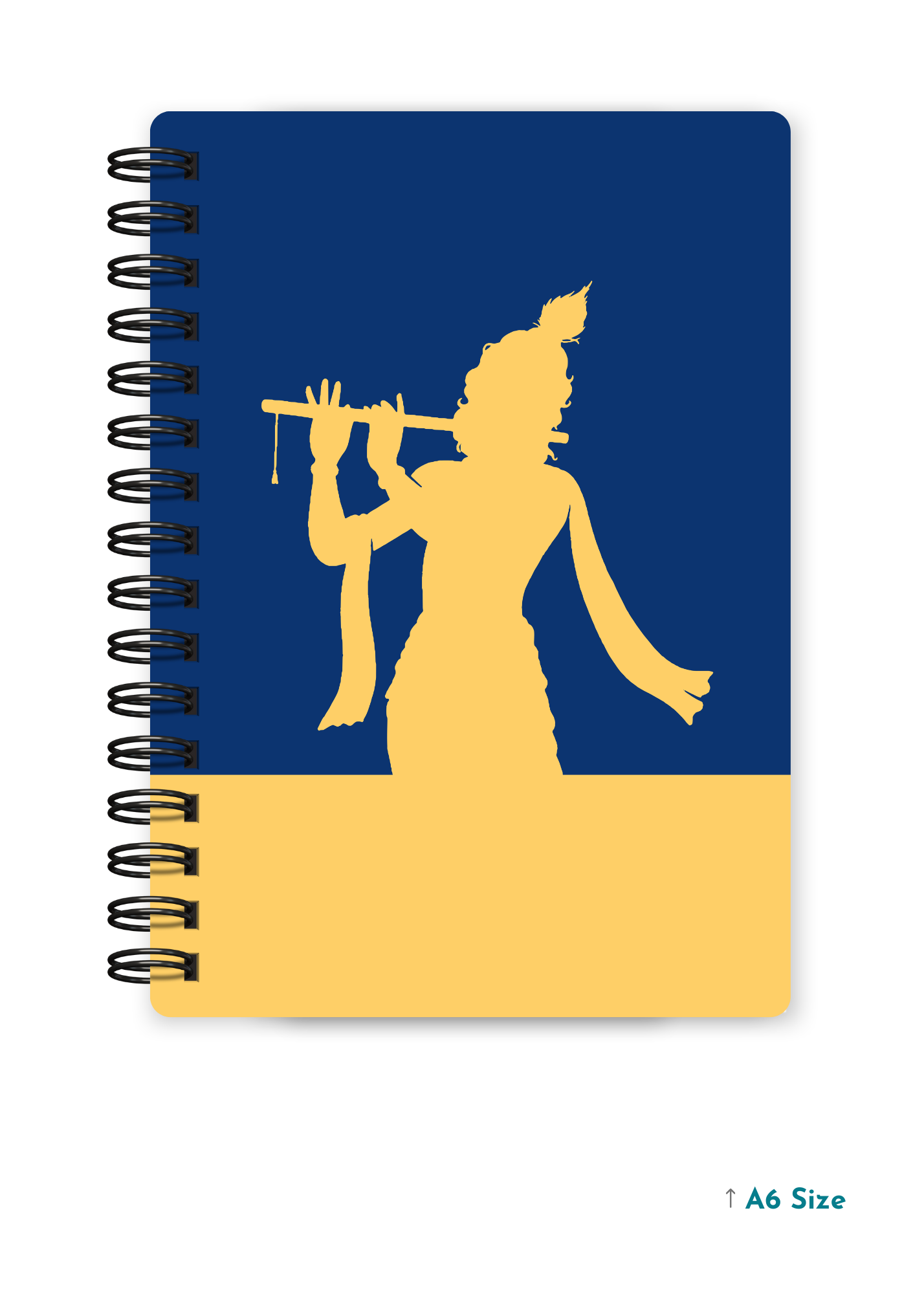 KRISHNA JI (1) cover page - A5 / A6 Size Wiro Notebook