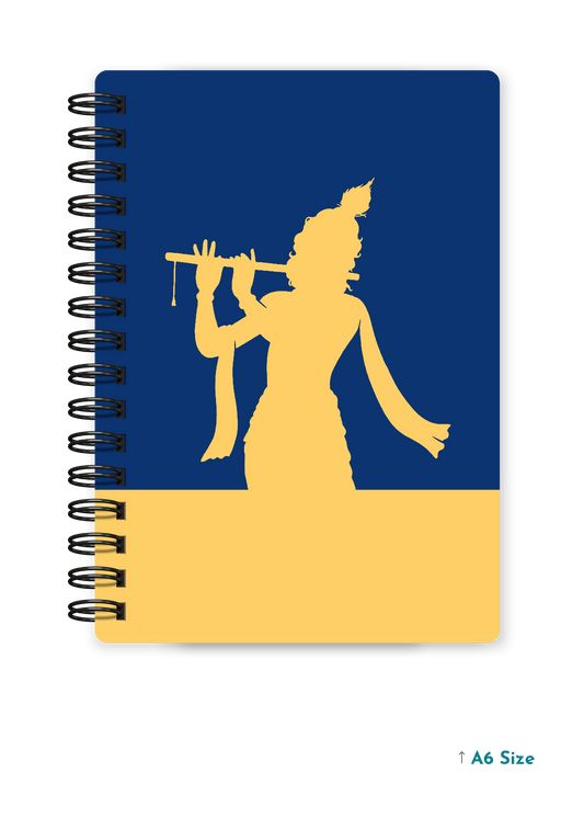 KRISHNA JI (1) cover page - A5 / A6 Size Wiro Notebook