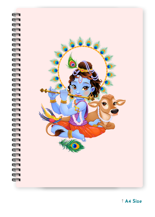 BALKRISHNA JI (1) cover page - A4 / B5 Size Wiro Notebook