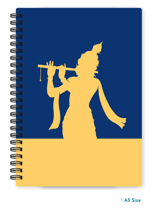 KRISHNA JI (1) cover page - A5 / A6 Size Wiro Notebook