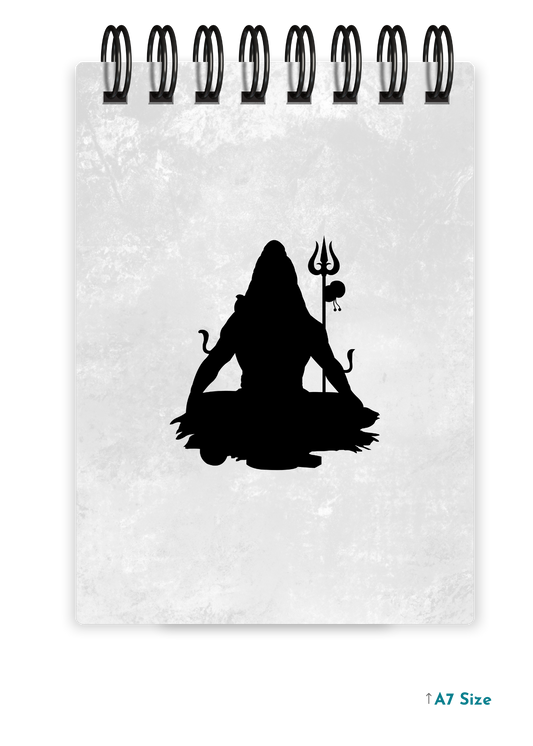 SHIV JI (2) cover page - A7 Size Pocket Notepad