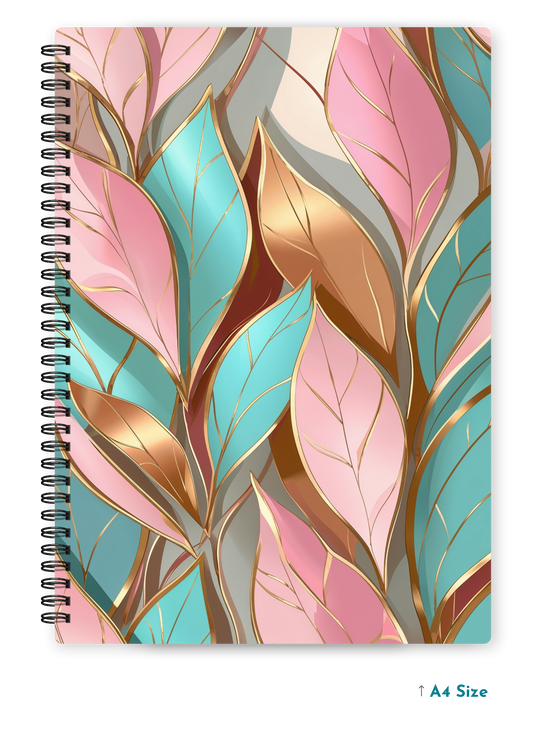 PETAL WHISPER cover page - A4 / B5 Size Wiro Notebook
