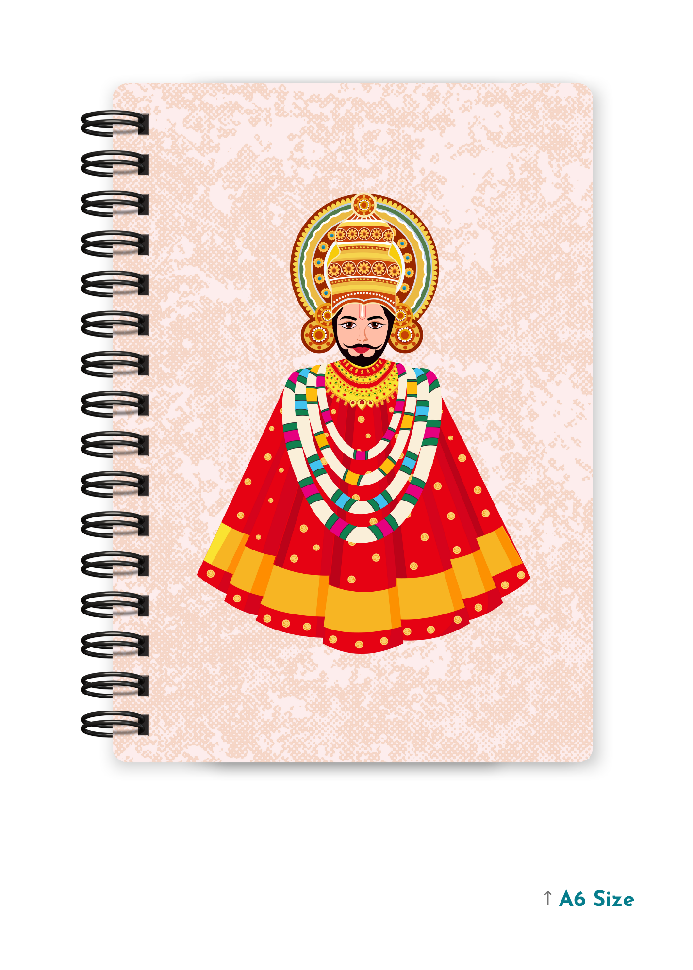 KHATU SHYAM JI cover page - A5 / A6 Size Wiro Notebook