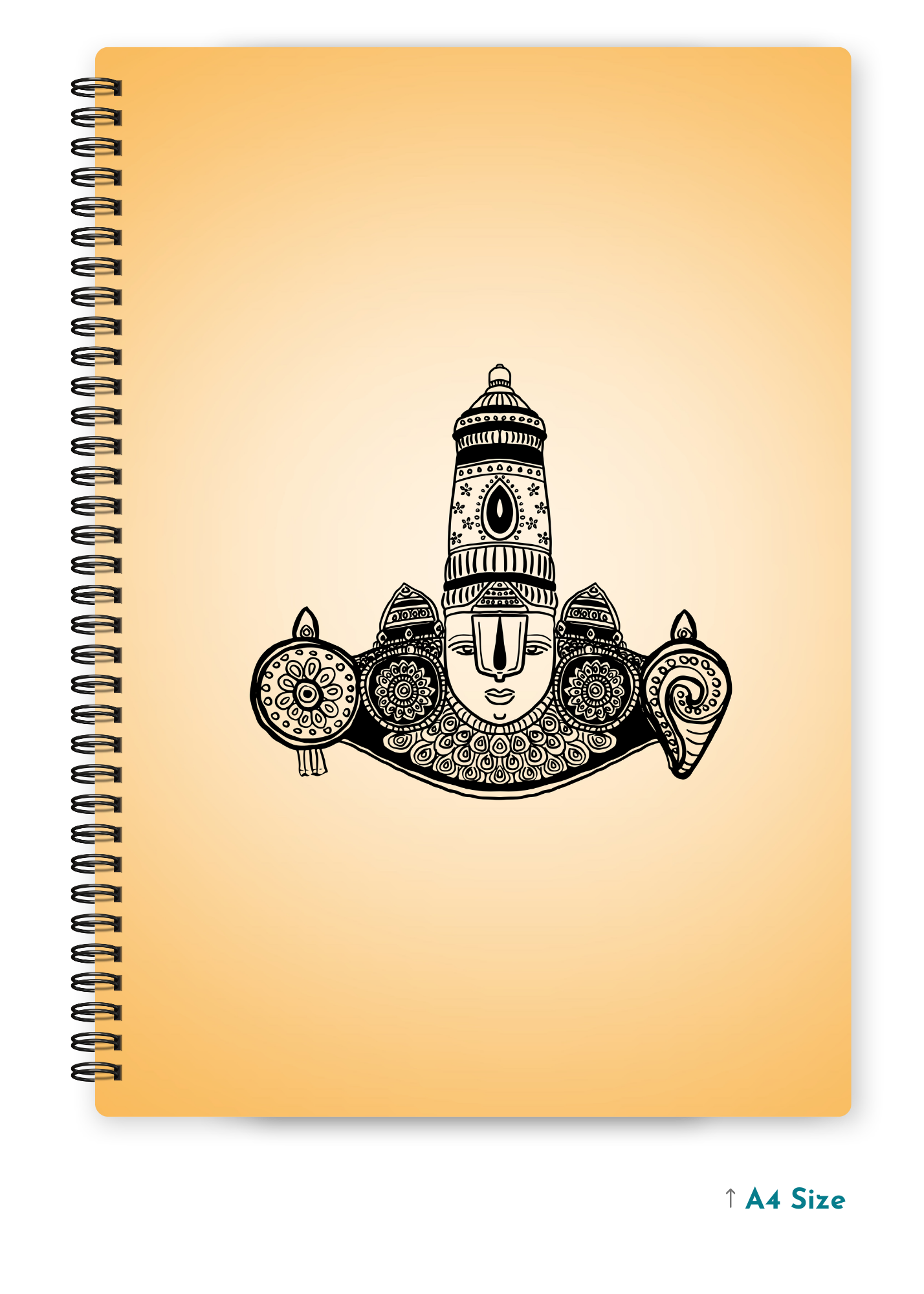 VENKATARAMANA SWAMI (1) cover page - A4 / B5 Size Wiro Notebook