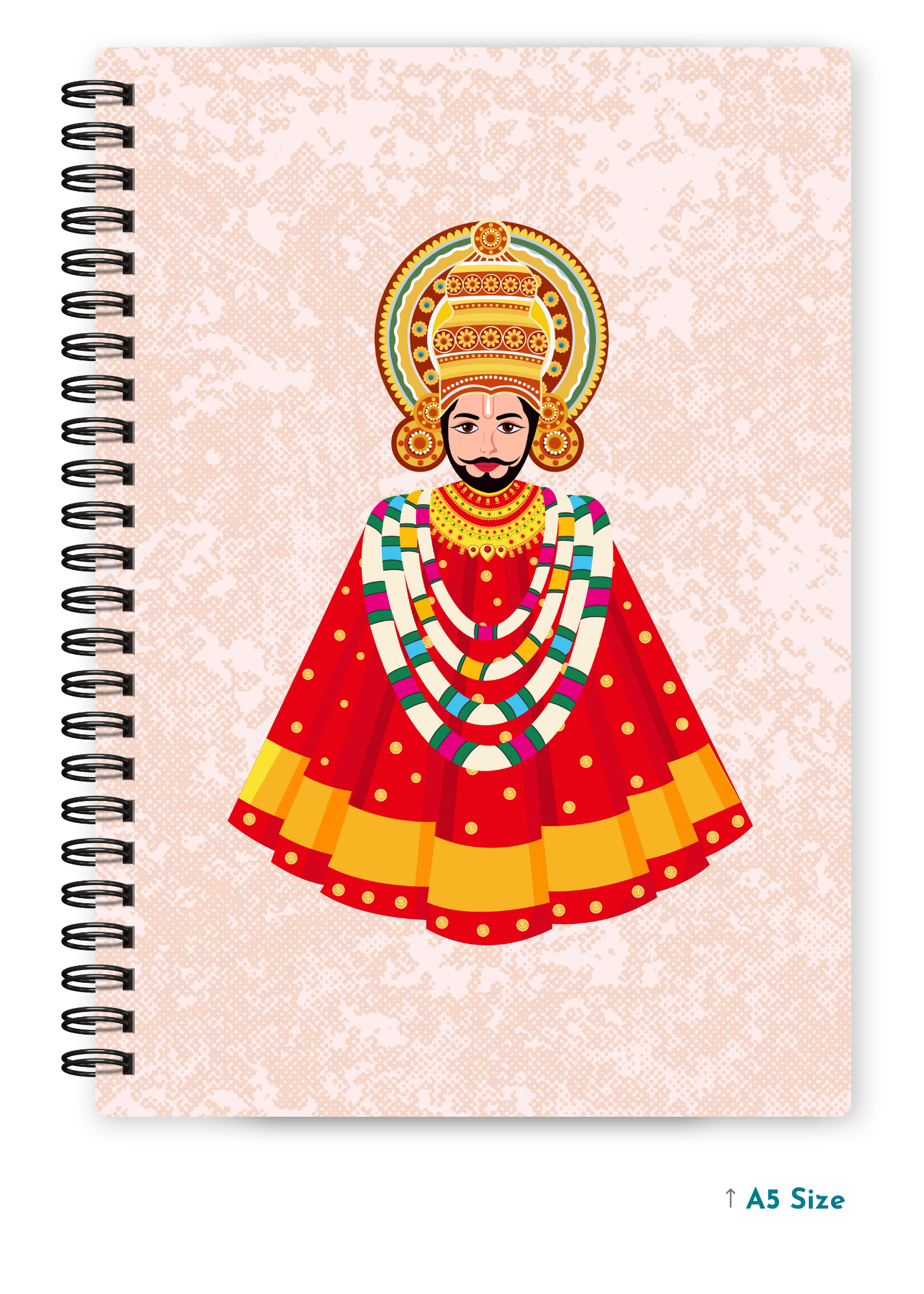 KHATU SHYAM JI cover page - A5 / A6 Size Wiro Notebook