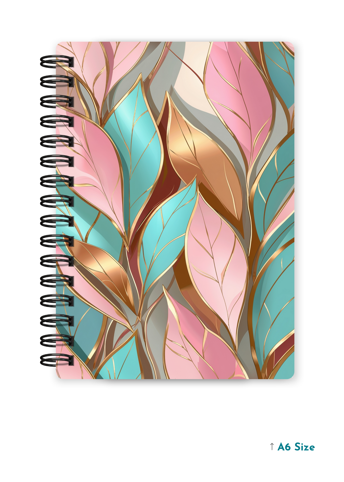 PETAL WHISPER cover page - A5 / A6 Size Wiro Notebook