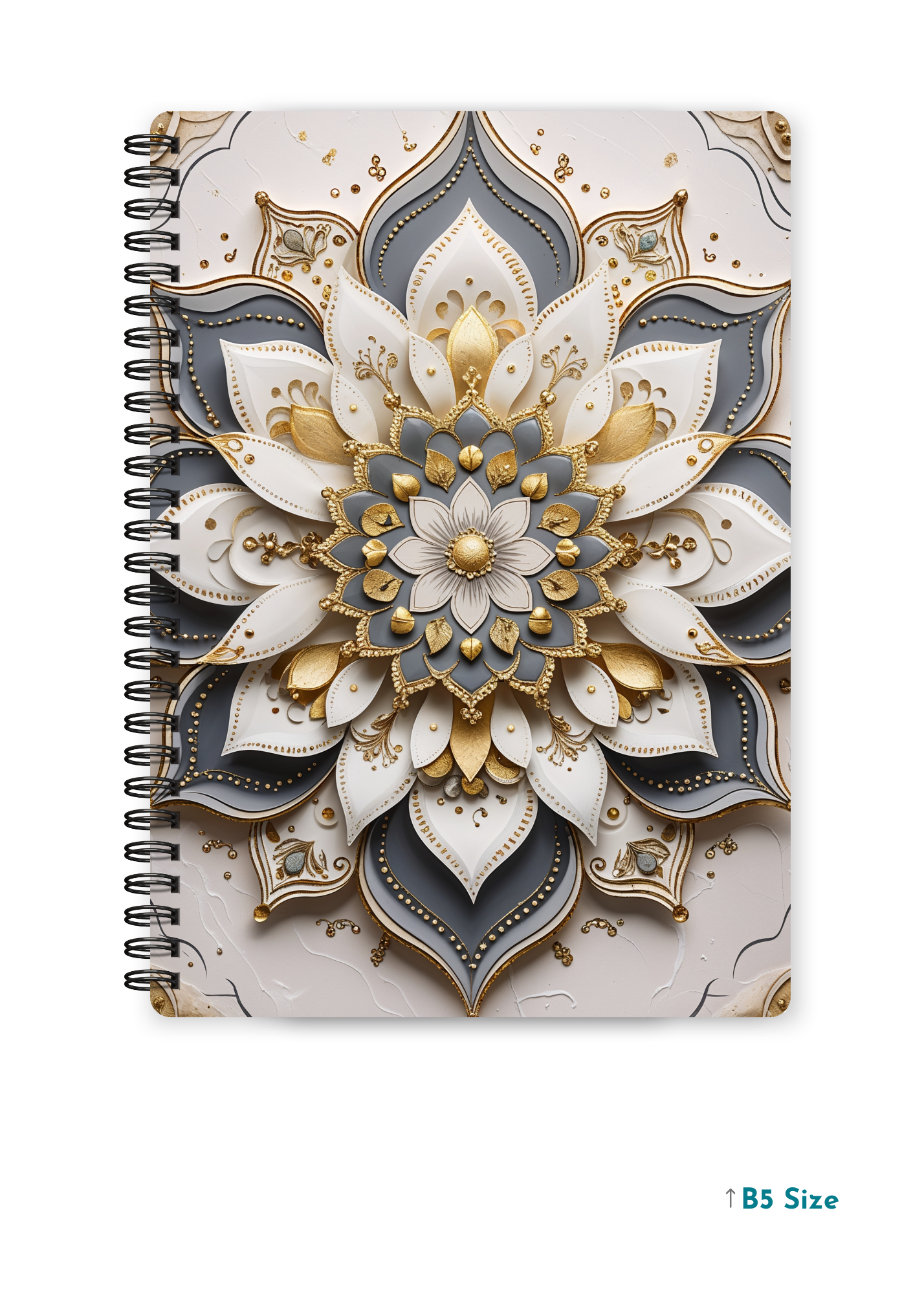 FLOATING LOTUS cover page - A4 / B5 Size Wiro Notebook