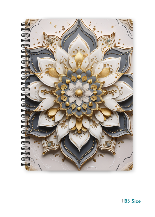 FLOATING LOTUS cover page - A4 / B5 Size Wiro Notebook