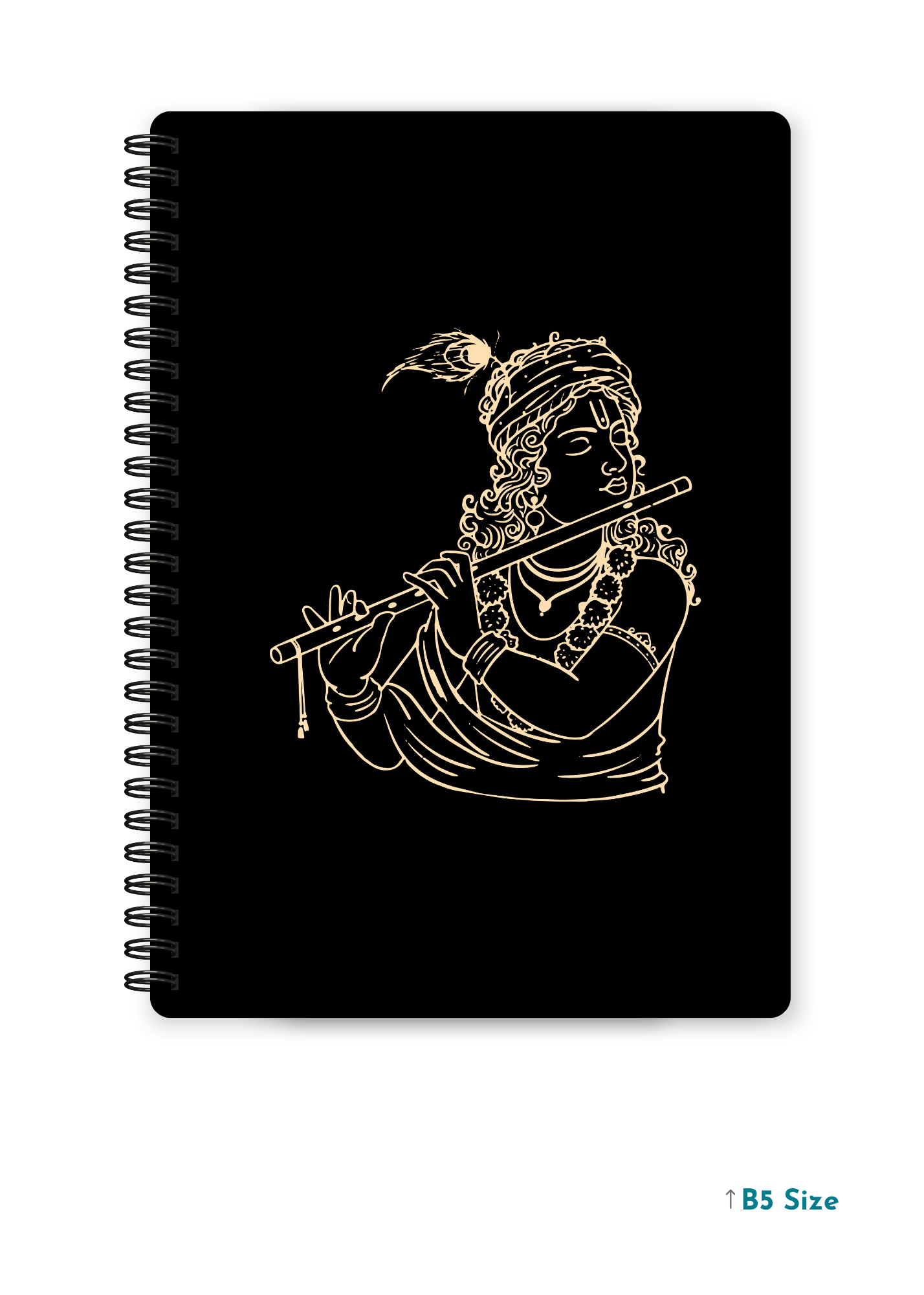 KRISHNA JI (2) cover page - A4 / B5 Size Wiro Notebook