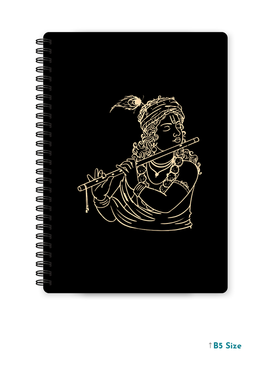 KRISHNA JI (2) cover page - A4 / B5 Size Wiro Notebook