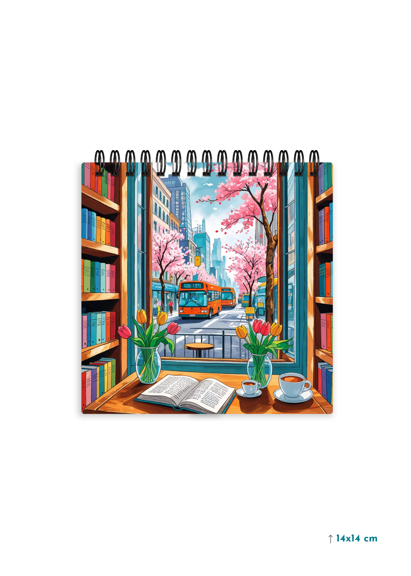CAFE HEAVEN cover page - Square Shape Doodle Pad