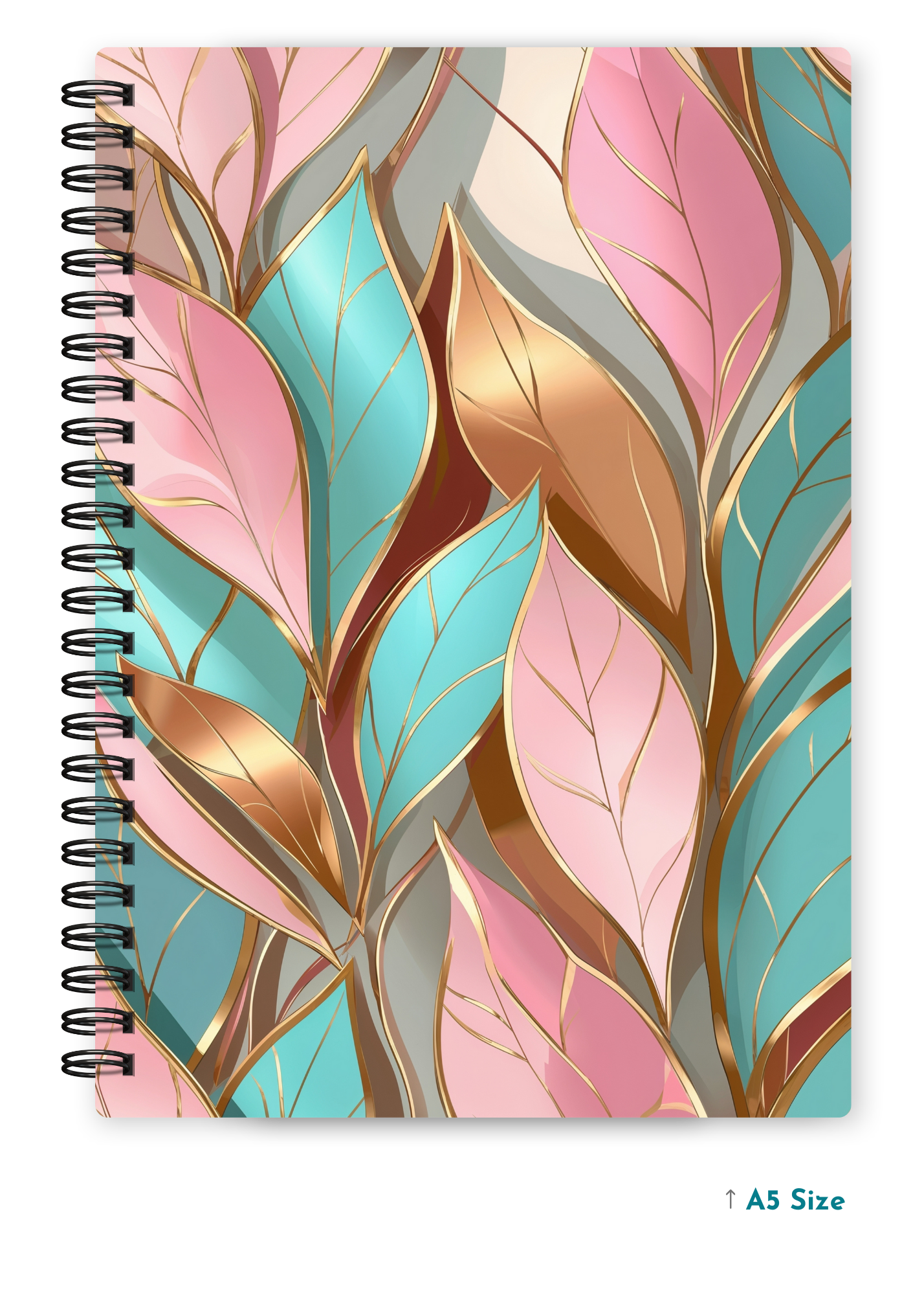 PETAL WHISPER cover page - A5 / A6 Size Wiro Notebook
