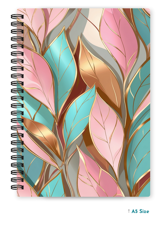 PETAL WHISPER cover page - A5 / A6 Size Wiro Notebook