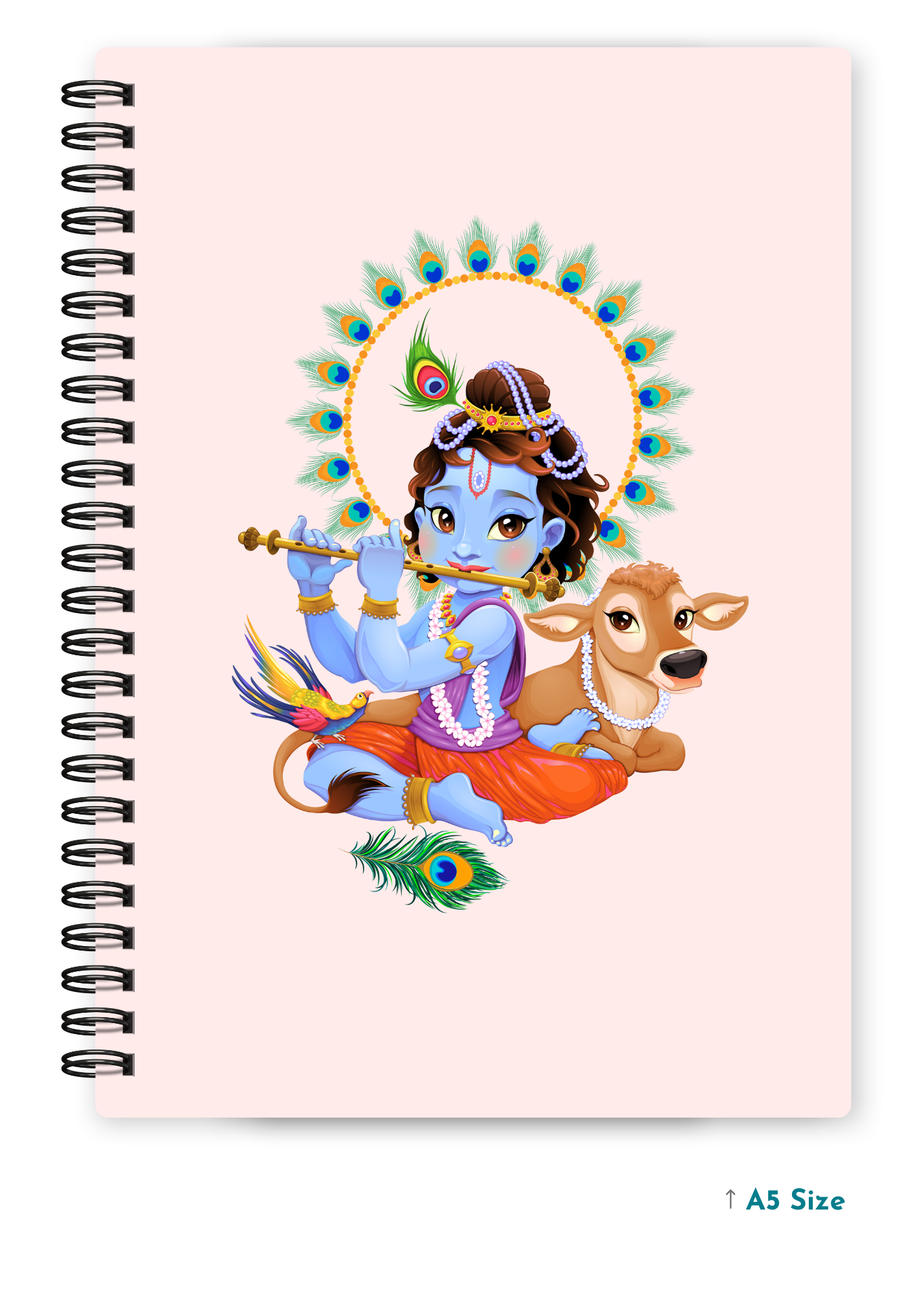 BALKRISHNA JI (1) cover page - A5 / A6 Size Wiro Notebook