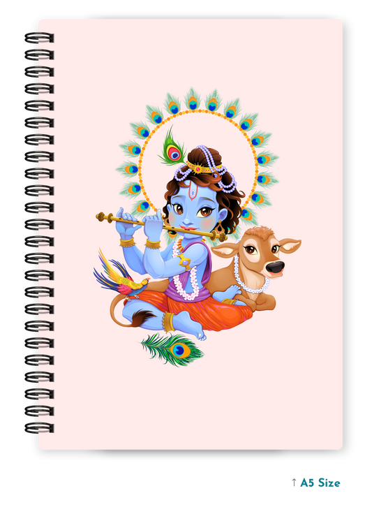 BALKRISHNA JI (1) cover page - A5 / A6 Size Wiro Notebook