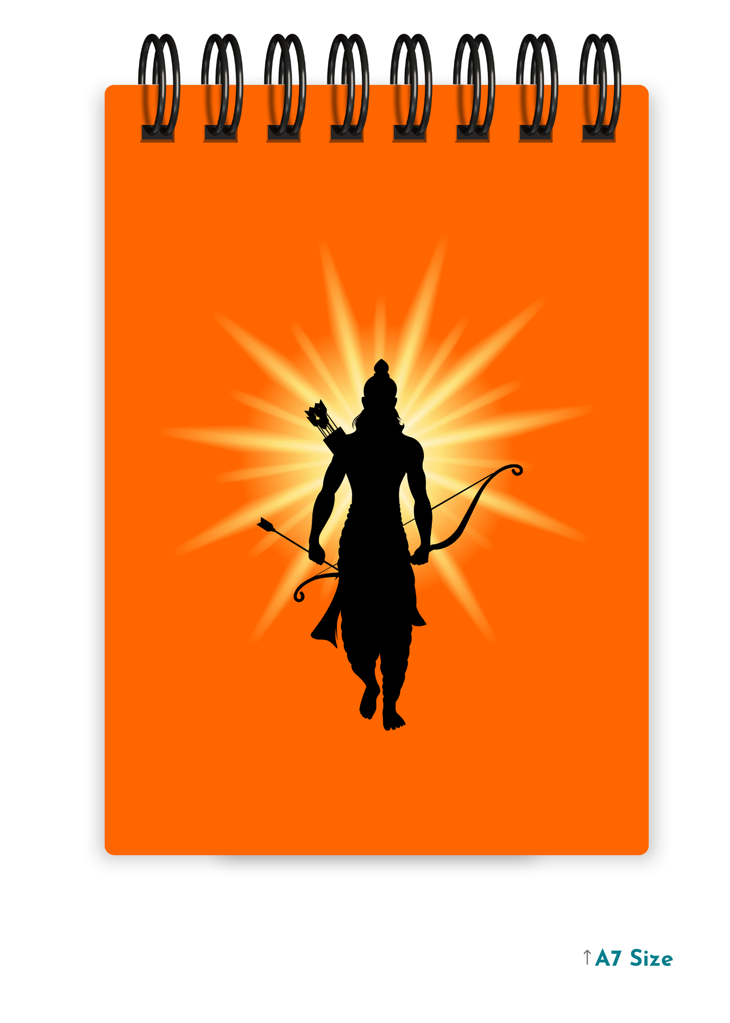 PRABHU SRI RAM (1) cover page - A7 Size Pocket Notepad
