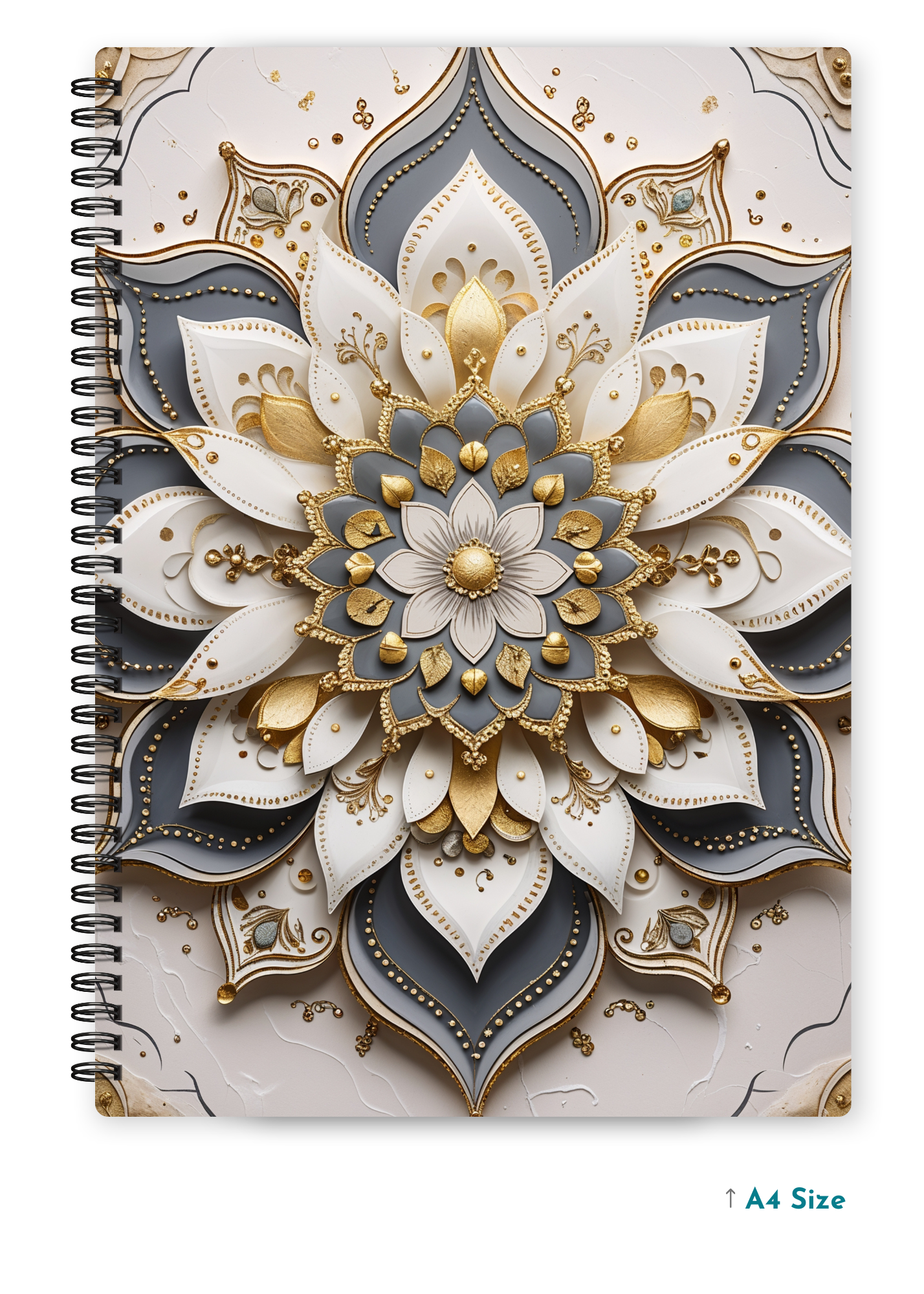 FLOATING LOTUS cover page - A4 / B5 Size Wiro Notebook