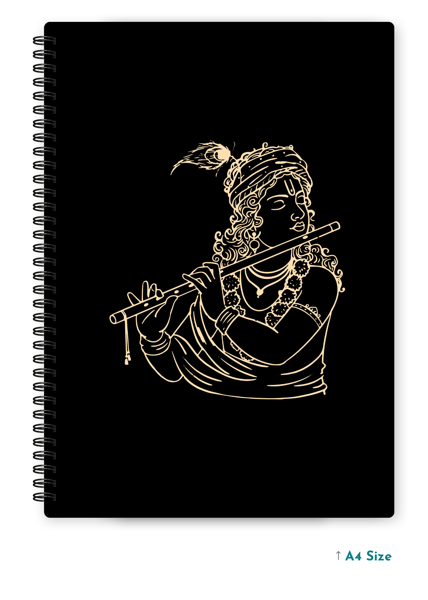 KRISHNA JI (2) cover page - A4 / B5 Size Wiro Notebook