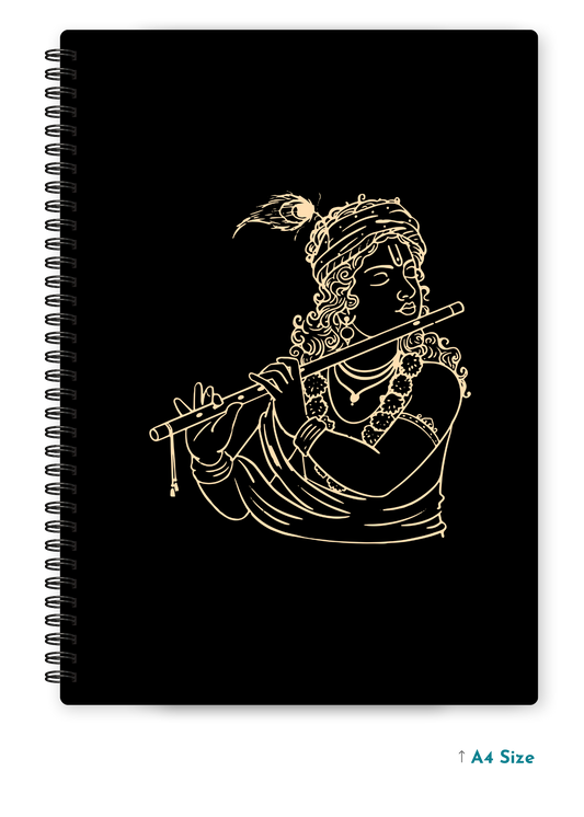 KRISHNA JI (2) cover page - A4 / B5 Size Wiro Notebook