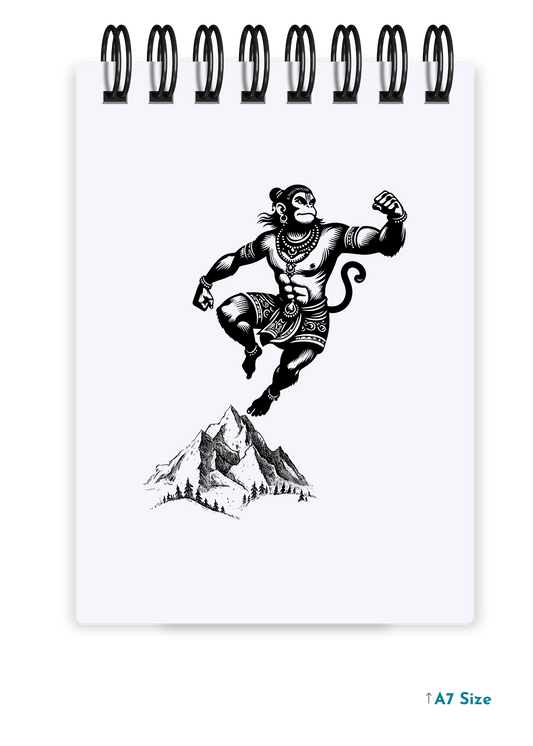 HANUMAN JI (1) cover page - A7 Size Pocket Notepad