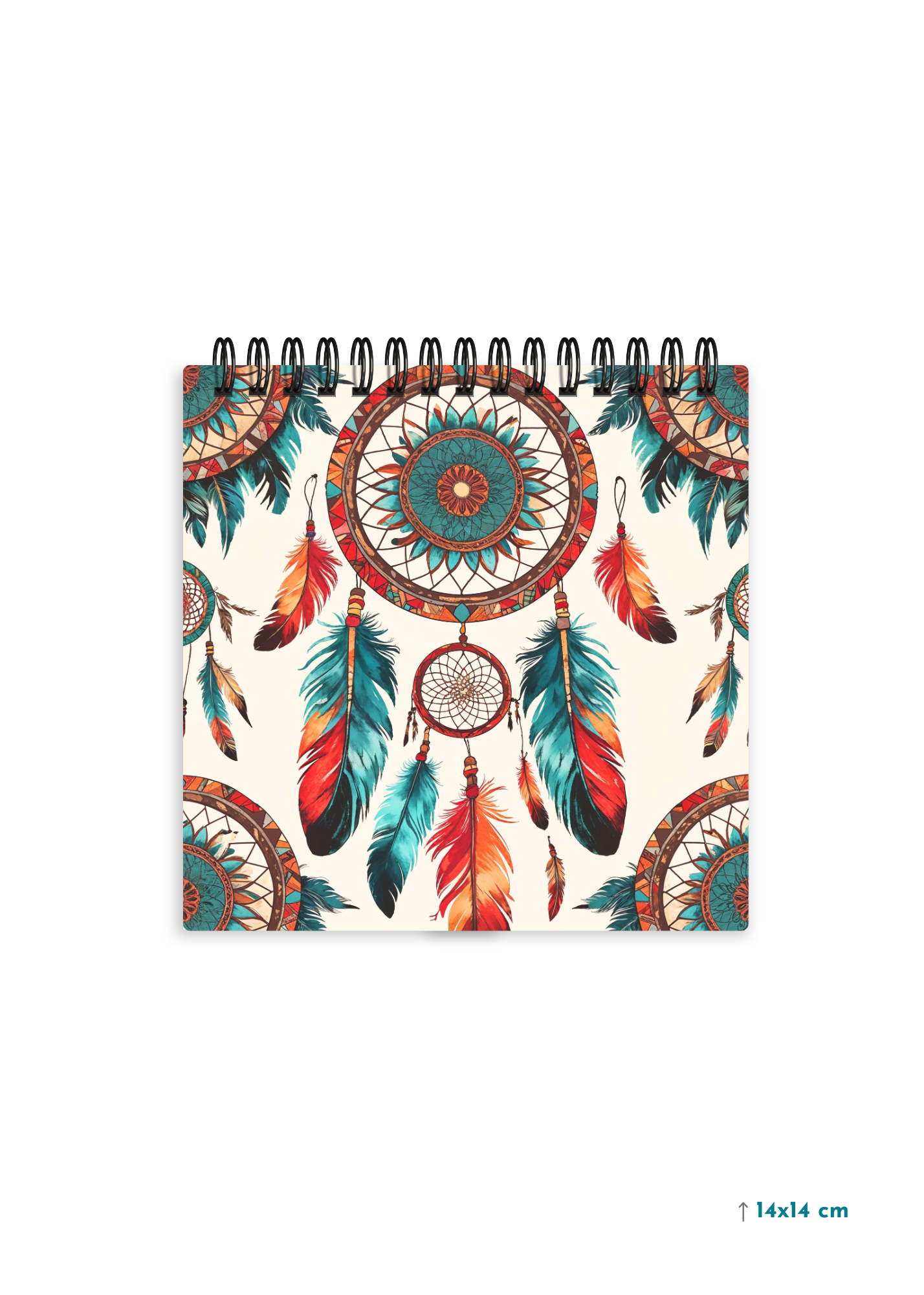 MYSTIC FEATHERS cover page - Square Shape Doodle Pad