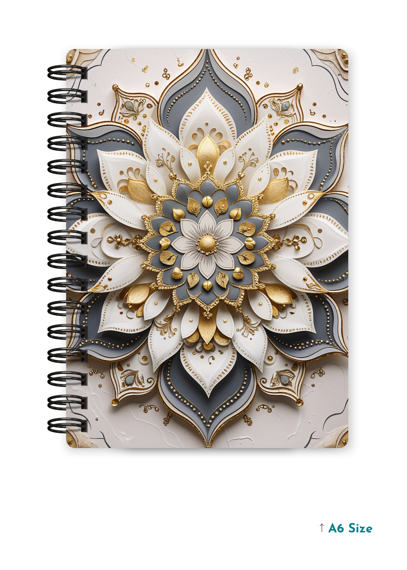 FLOATING LOTUS cover page - A5 / A6 Size Wiro Notebook