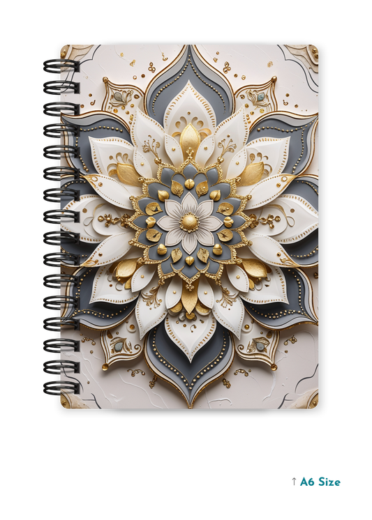 FLOATING LOTUS cover page - A5 / A6 Size Wiro Notebook