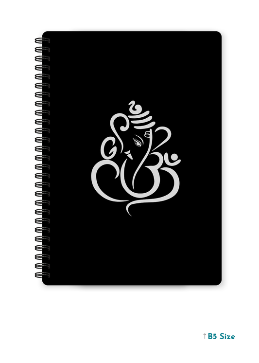 GANESH JI (1) cover page - A4 / B5 Size Wiro Notebook