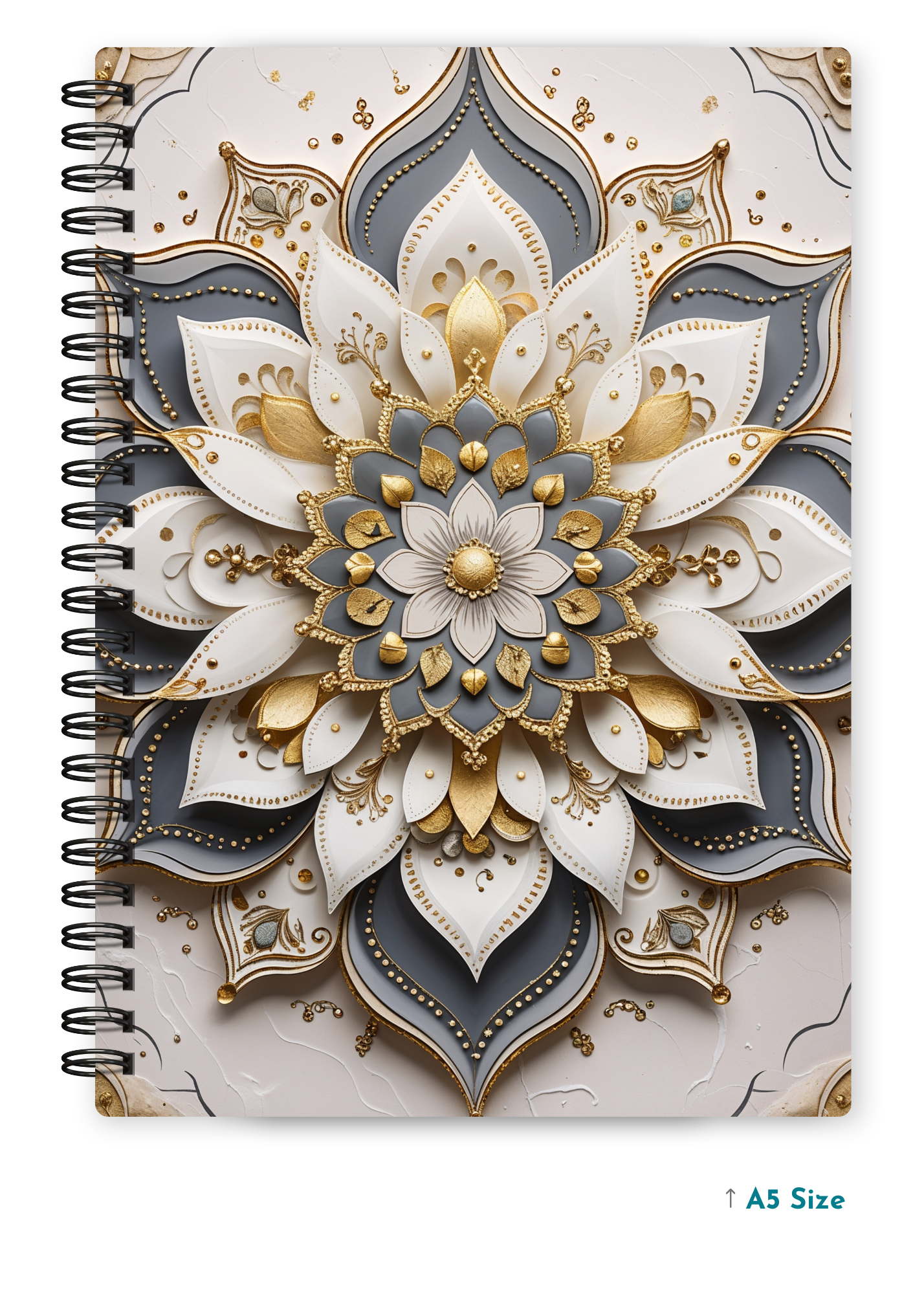 FLOATING LOTUS cover page - A5 / A6 Size Wiro Notebook