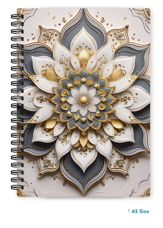 FLOATING LOTUS cover page - A5 / A6 Size Wiro Notebook